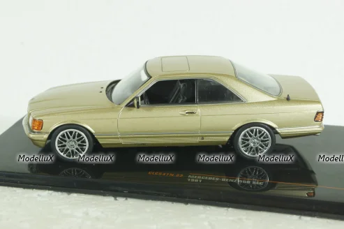 Mercedes 560 SEC Coupe (C126) 1981 golden, CLC537, IXO 1:43  