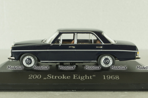 Mercedes 200 "Stroke Eight" (W115), 1968, blue, Altaya 1:43