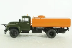 Зил-130 КО-002  Поливомоечная, Хаки/оранж,  Автомобиль на службе №80 1:43