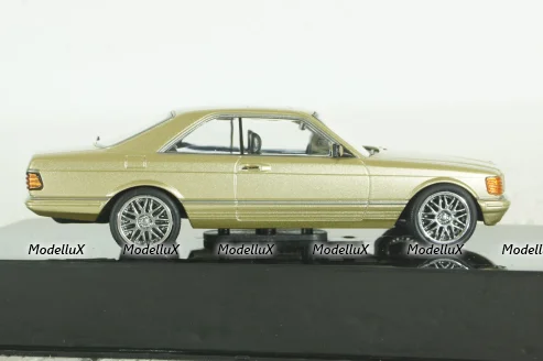 Mercedes 560 SEC Coupe (C126) 1981 golden, CLC537, IXO 1:43  