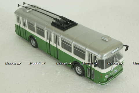 Saurer T4, троллейбус, green/white,  Kultovni Autobusy Minule Ery 1:72