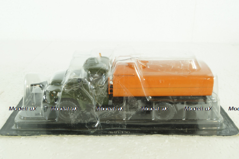 Зил-130 КО-002  Поливомоечная, Хаки/оранж,  Автомобиль на службе №80 1:43