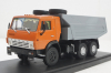 Камаз-5511, самосвал, оранжевый/серый, Конверсия 1:43