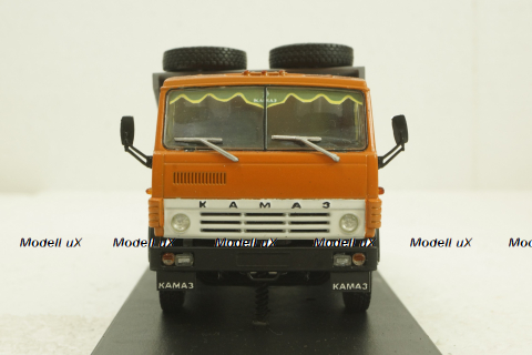 Камаз-5511, самосвал, оранжевый/серый, Конверсия 1:43