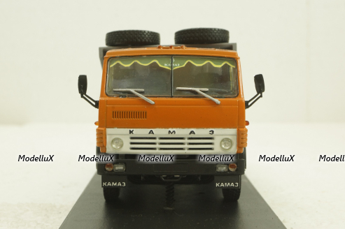 Камаз-5511, самосвал, оранжевый/серый, Конверсия 1:43