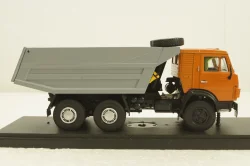 Камаз-5511, самосвал, оранжевый/серый, Конверсия 1:43