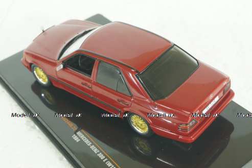 Mercedes 300E (W124) Saloon 1984 red, CLC544, IXO 1:43  