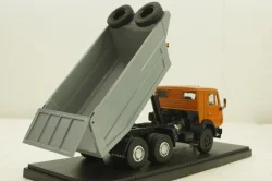 Камаз-5511, самосвал, оранжевый/серый, Конверсия 1:43