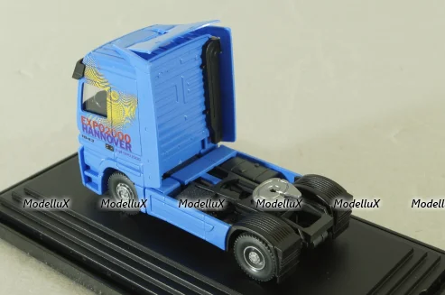 Mercedes Actros solo tractor EXPO 2000, blue 50801, Wiking 1:87
