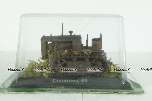 Сталинец-65 трактор, заброшенный, Modellux 1:43