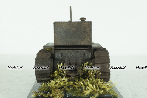 Сталинец-65 трактор, заброшенный, Modellux 1:43