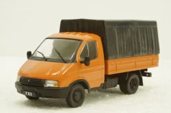 Газ-3302 Газель оранжевая, Автолегенды СССР и Соцстран №267 1:43