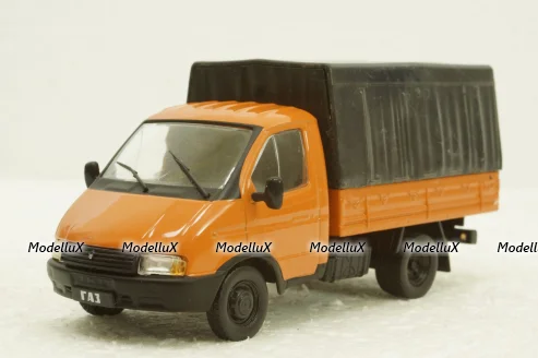 Газ-3302 Газель оранжевая, Автолегенды СССР и Соцстран №267 1:43