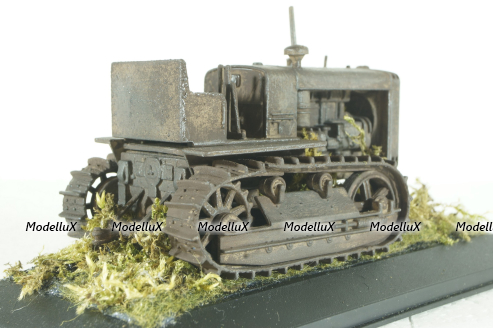 Сталинец-65 трактор, заброшенный, Modellux 1:43