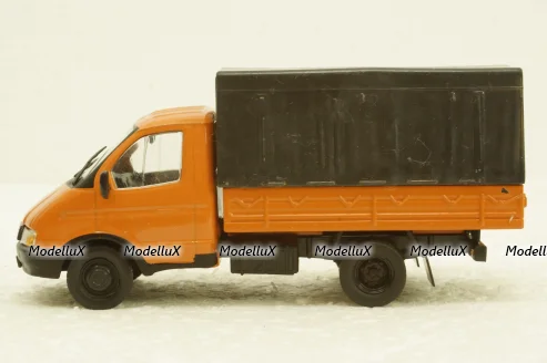 Газ-3302 Газель оранжевая, Автолегенды СССР и Соцстран №267 1:43