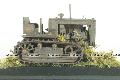 Сталинец-65 трактор, заброшенный, Modellux 1:43