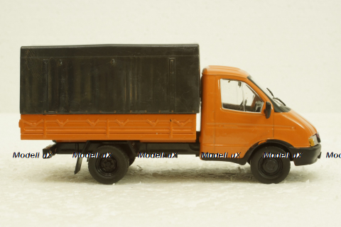 Газ-3302 Газель оранжевая, Автолегенды СССР и Соцстран №267 1:43