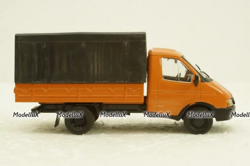 Газ-3302 Газель оранжевая, Автолегенды СССР и Соцстран №267 1:43