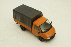 Газ-3302 Газель оранжевая, Автолегенды СССР и Соцстран №267 1:43