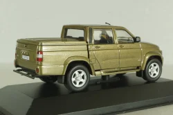 Уаз-23632 пикап 2008, коричневый, ALN003, Автолегенды. Новая эпоха №3, 1:43