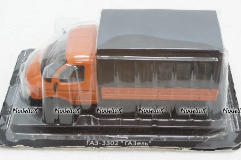 Газ-3302 Газель оранжевая, Автолегенды СССР и Соцстран №267 1:43