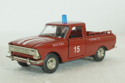 Москвич-Пикап, пожарный, Агат 1:43 
