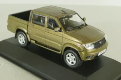 Уаз-23632 пикап 2008, коричневый, ALN003, Автолегенды. Новая эпоха №3, 1:43