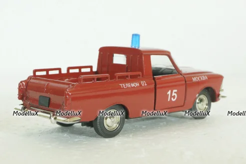Москвич-Пикап, пожарный, Агат 1:43 