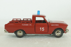 Москвич-Пикап, пожарный, Агат 1:43 