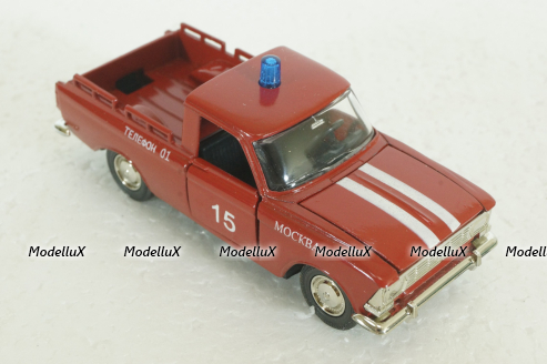 Москвич-Пикап, пожарный, Агат 1:43 