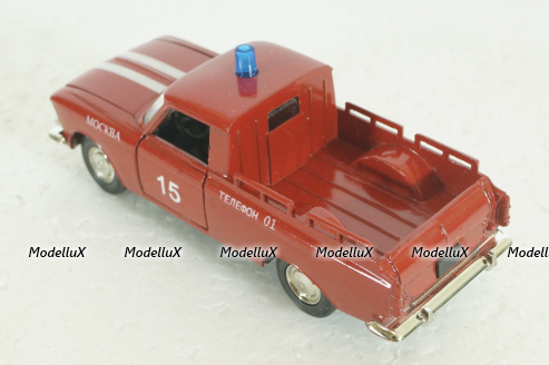 Москвич-Пикап, пожарный, Агат 1:43 