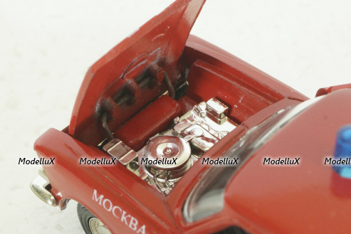 Москвич-Пикап, пожарный, Агат 1:43 
