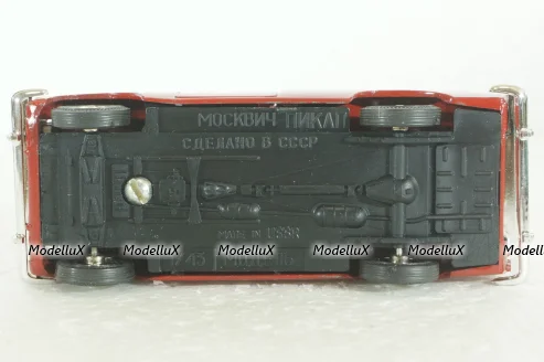 Москвич-Пикап, пожарный, Агат 1:43 