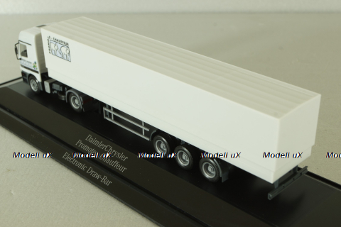 Mercedes Actros 1853 Planensattelzug 2/3 "Promote Chauffeur", B66000283, Herpa 1:87