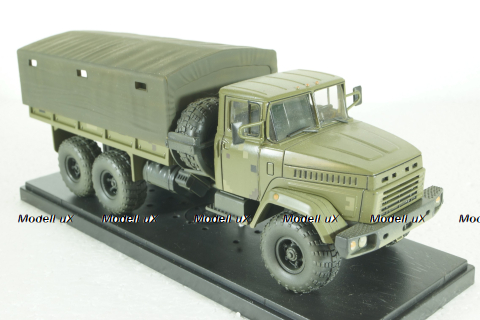 Краз-6322 с тентом, камуфляж, Modellux 1:43