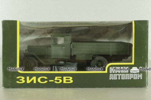Зис-5В бортовой, зеленый, Н266, Наш автопром 1:43