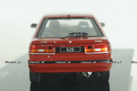 Mazda 626 1987 red, CLC520N, IXO 1:43