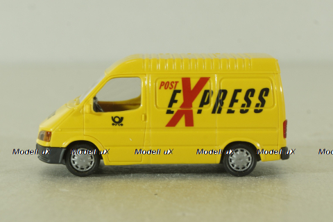 Ford Transit Post Express 1994, yellow, 13909, Rietze  1:87