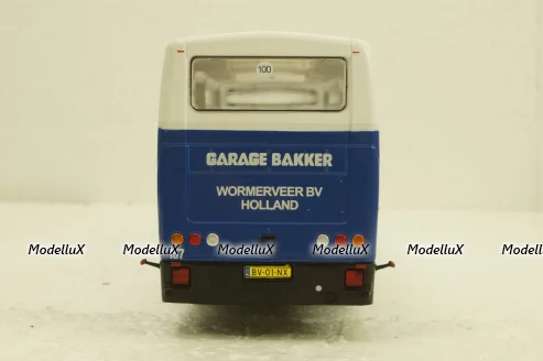 Bova Futura FHD 1987, blue/white, AUTOBUS DAL MONDO, Hachette 1:43 Блистер вскрыт!