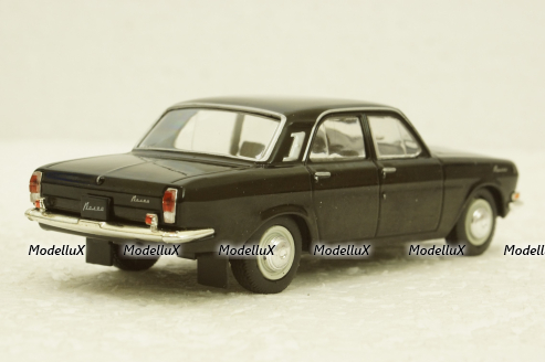 Газ-24 Волга 1970 черный, Автолегенды СССР Лучшее №16 1:43