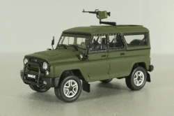Уаз-3153Г (ТС-3132) Гусар 2013, хаки,  AUNS007, Автолегенды, Уаз на службе №7, 1:43