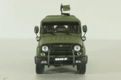 Уаз-3153Г (ТС-3132) Гусар 2013, хаки,  AUNS007, Автолегенды, Уаз на службе №7, 1:43