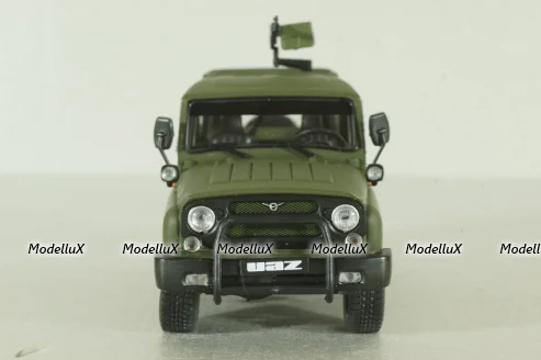 Уаз-3153Г (ТС-3132) Гусар 2013, хаки,  AUNS007, Автолегенды, Уаз на службе №7, 1:43