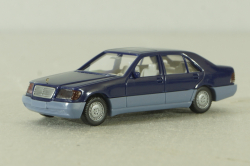 Mercedes S 500  (W140) 1991, blue, 1580320, Wiking 1:87
