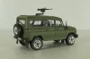 Уаз-3153Г (ТС-3132) Гусар 2013, хаки,  AUNS007, Автолегенды, Уаз на службе №7, 1:43