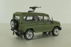 Уаз-3153Г (ТС-3132) Гусар 2013, хаки,  AUNS007, Автолегенды, Уаз на службе №7, 1:43