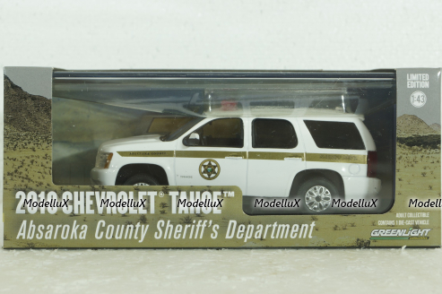 Chevrolet Tahoe Absaroka County Sheriff's Department 2010, 86624, Greenlight 1:43