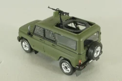 Уаз-3153Г (ТС-3132) Гусар 2013, хаки,  AUNS007, Автолегенды, Уаз на службе №7, 1:43