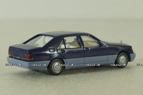  Mercedes S 500  (W140) 1991, blue, 1580320, Wiking 1:87