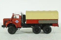 Berliet GBC 8M 6x6 Truck Telonato 3-ASSI, red, G111A003, Berliet Collection #003, Hachette 1:43